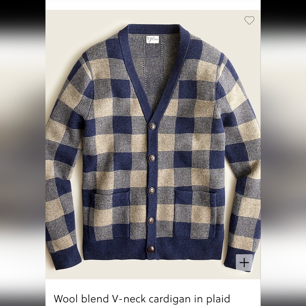 JCREW Wool button up cardigan